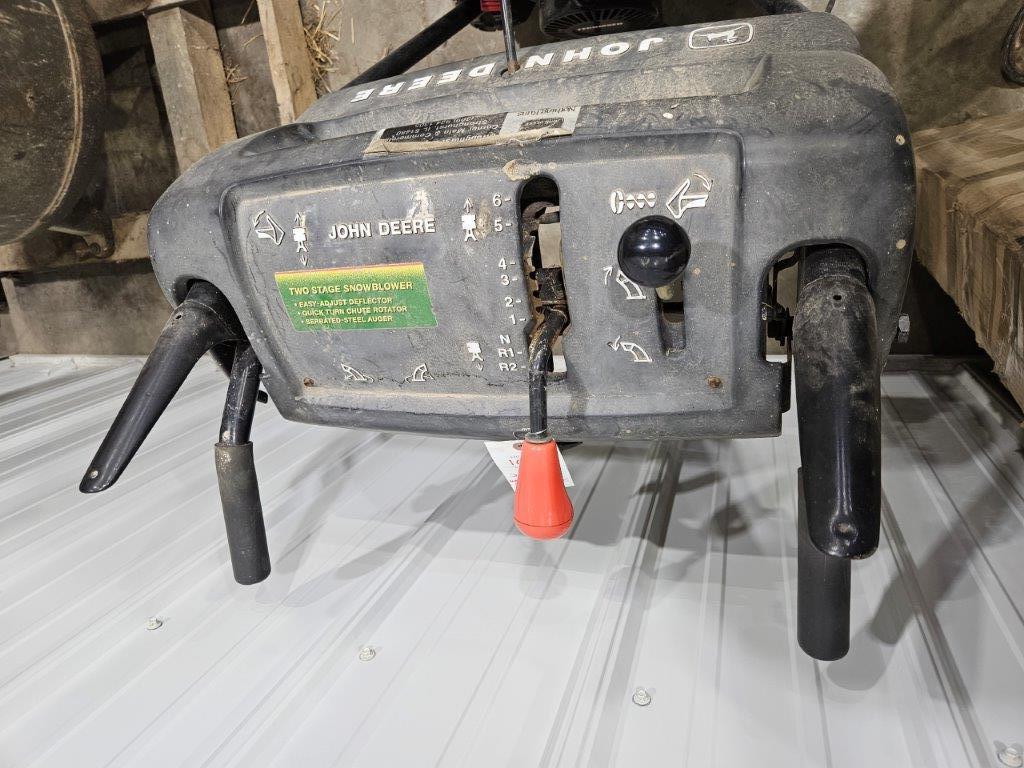 John Deere 826D 26" walk behind Snow Blower