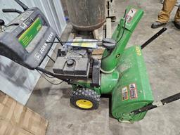 John Deere 826D 26" walk behind Snow Blower