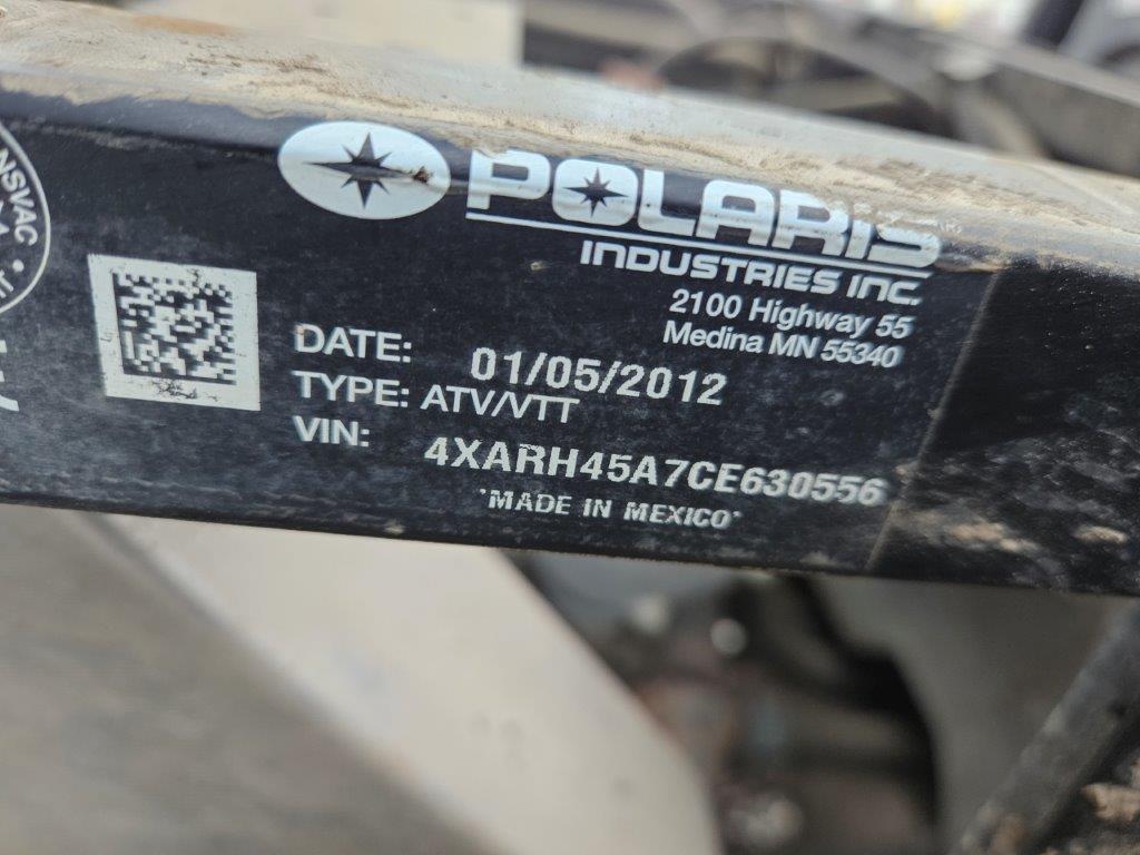 2012 Polaris Ranger 400 HD 4X4 UTV