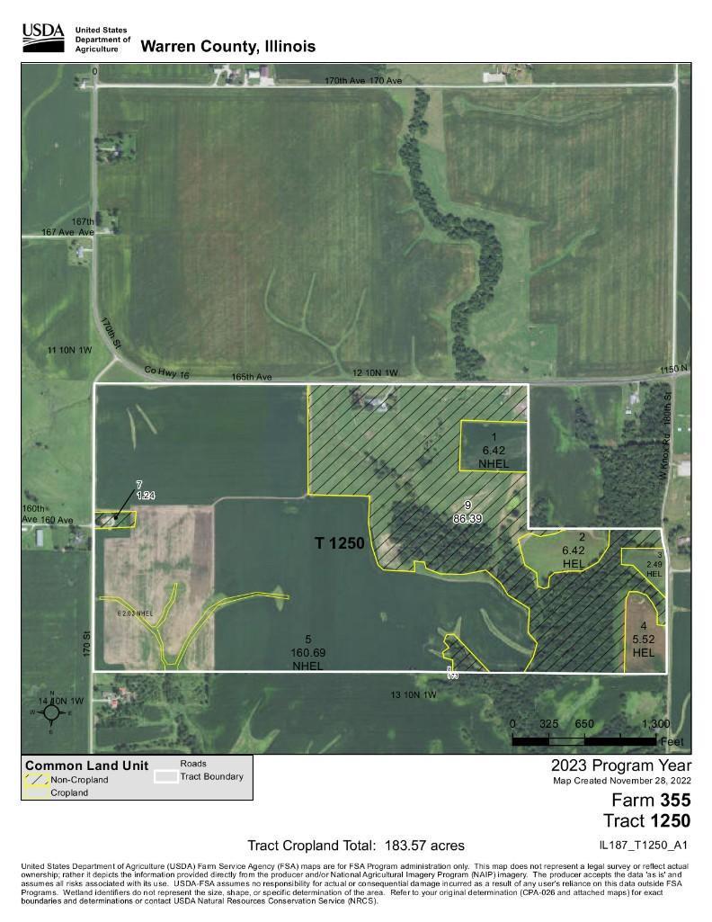 TRACT 1 - 63.62 ACRES (M/L)