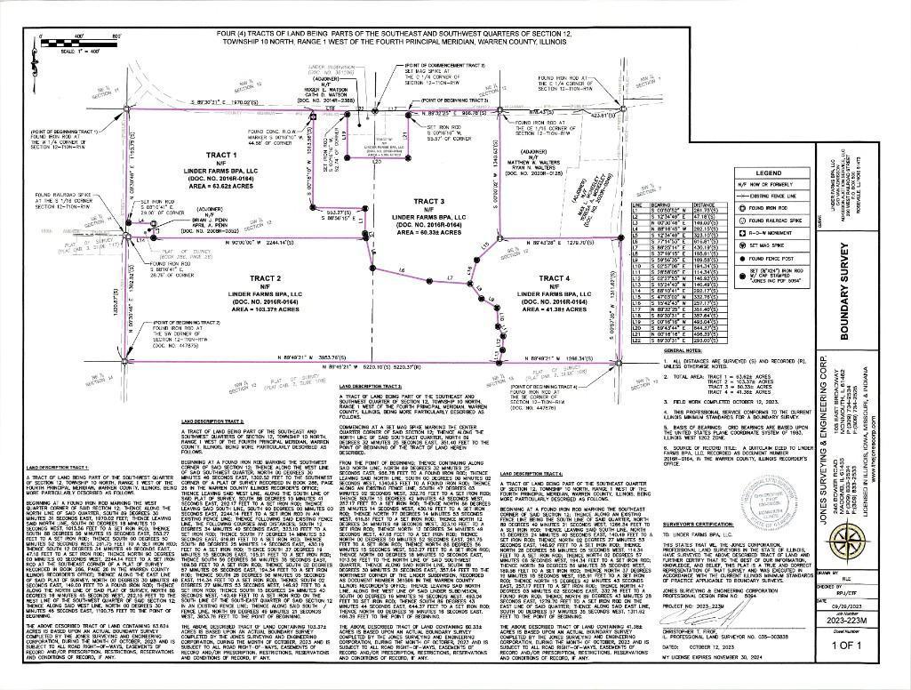 TRACT 1 - 63.62 ACRES (M/L)