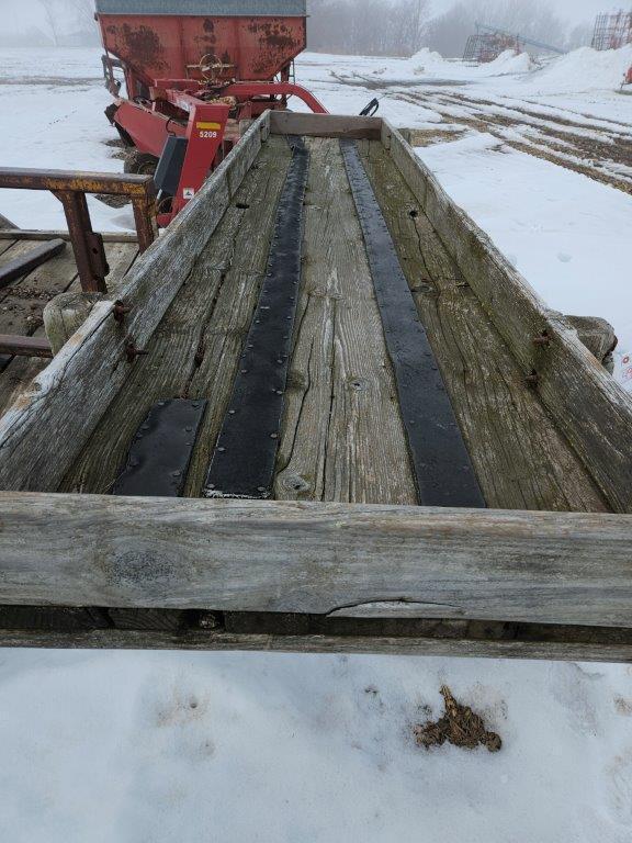 13.5' Wooden Cattle Feed Bunk