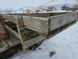 13.5' Wooden Cattle Feed Bunk