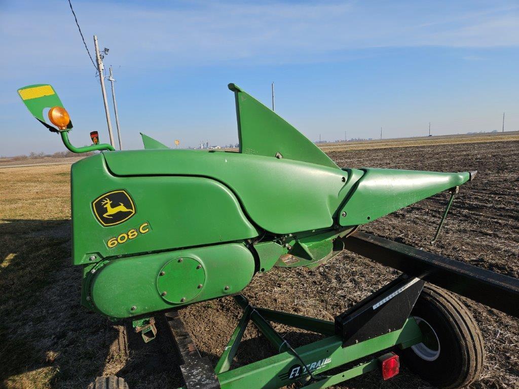 2014 JD 608C 8R30 Stalk Master Chopping Corn Head