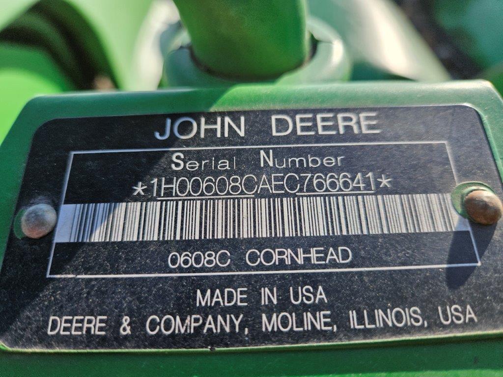 2014 JD 608C 8R30 Stalk Master Chopping Corn Head