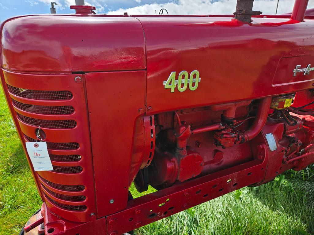 1956 IH Farmall 400 G Tractor