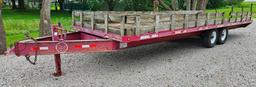 1999 DK BHFB 8.5' X 26' Tandem Axle Trailer,