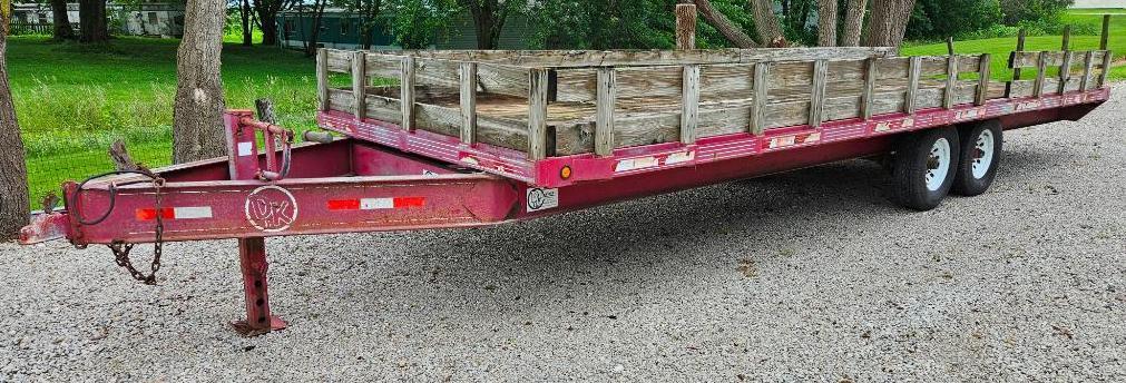 1999 DK BHFB 8.5' X 26' Tandem Axle Trailer,