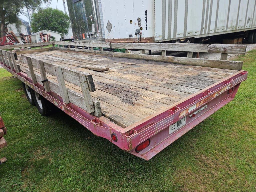 1999 DK BHFB 8.5' X 26' Tandem Axle Trailer,