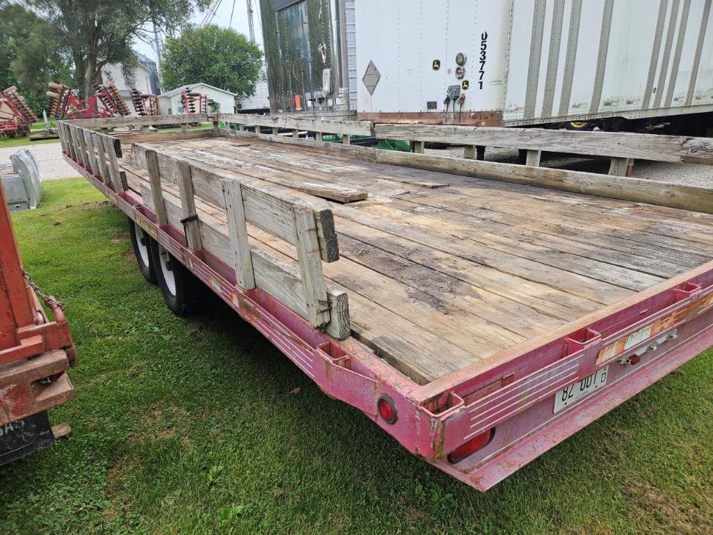 1999 DK BHFB 8.5' X 26' Tandem Axle Trailer,