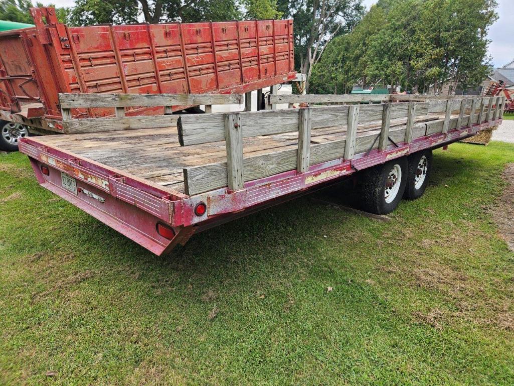 1999 DK BHFB 8.5' X 26' Tandem Axle Trailer,
