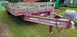 1999 DK BHFB 8.5' X 26' Tandem Axle Trailer,