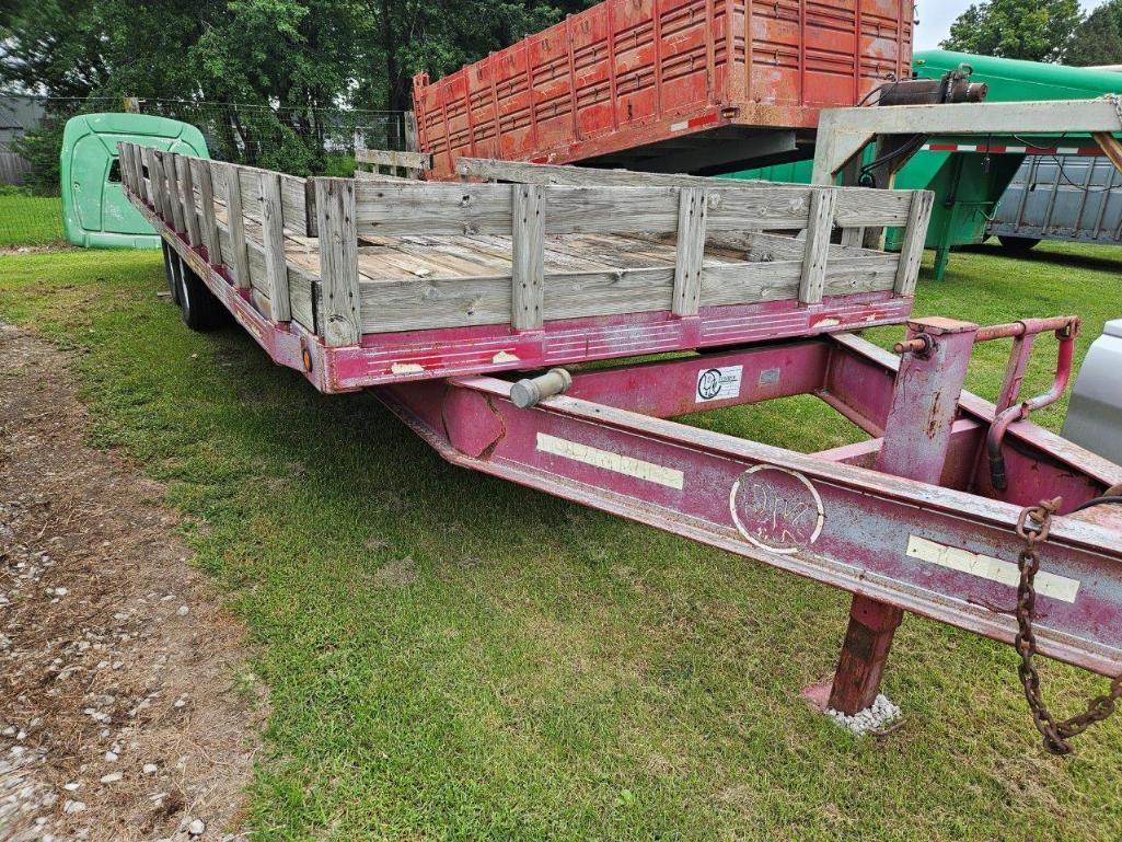 1999 DK BHFB 8.5' X 26' Tandem Axle Trailer,