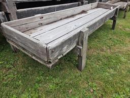12' Wooden Cattle Feed Bunk