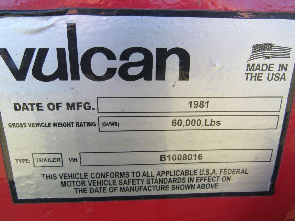 1981 Vulcan Double Drop Trailer
