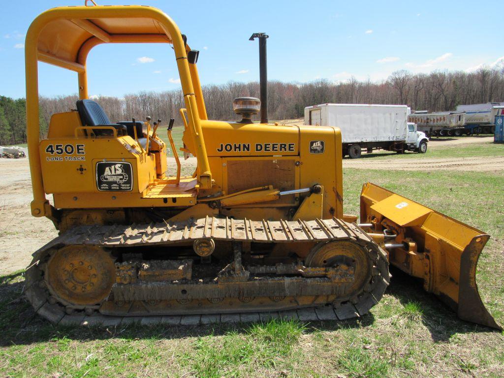 John Deere 450E Long Track Crawler Dozer