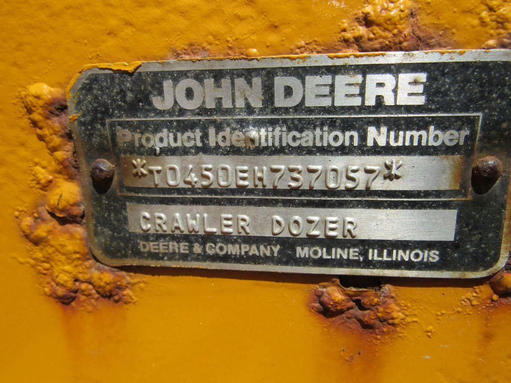 John Deere 450E Long Track Crawler Dozer