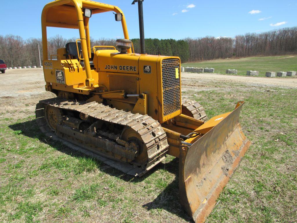 John Deere 450E Long Track Crawler Dozer