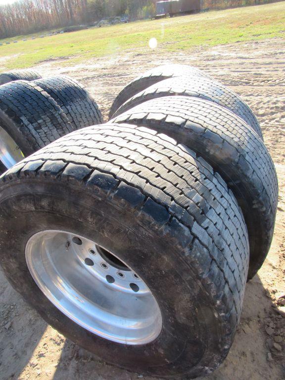 (4) Michelin 455/55R22.5