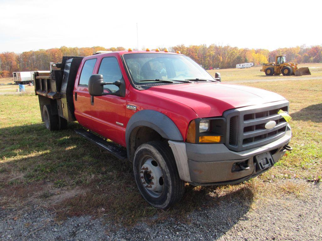 2006 Ford F550 Flatbed Dump