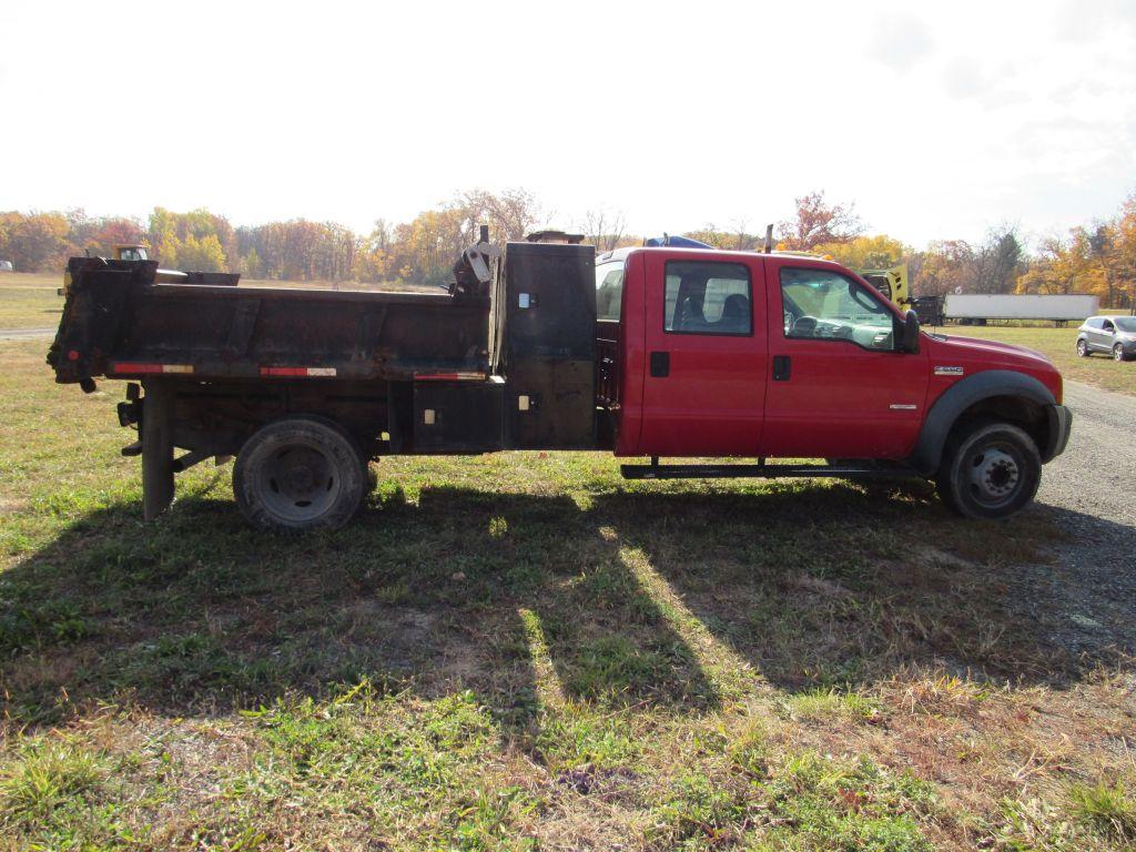 2006 Ford F550 Flatbed Dump