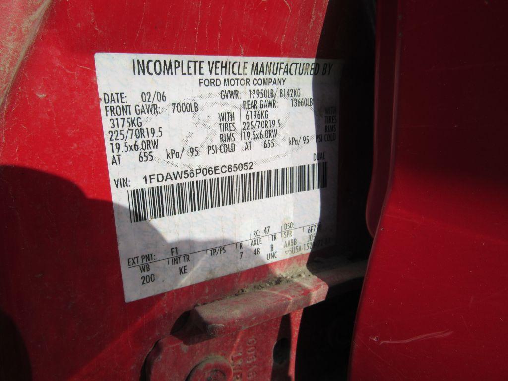 2006 Ford F550 Flatbed Dump