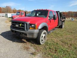 2006 Ford F550 Flatbed Dump