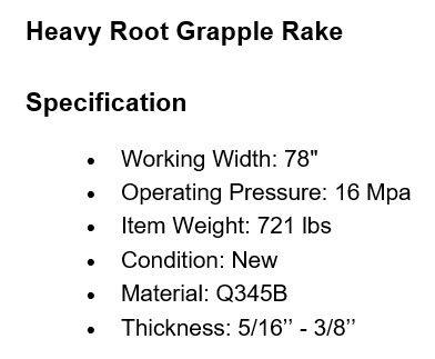 Heavy Grass Fork Grapple