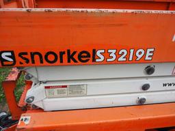 2016 Snorkel S3219E Scissor Lift