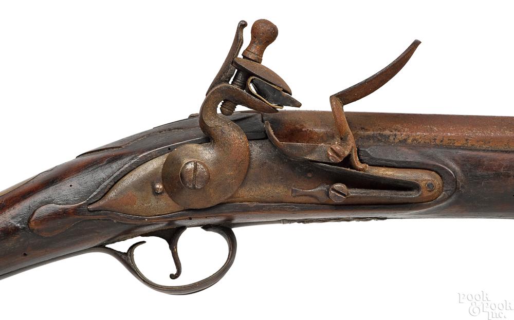 Colonial American flintlock long fowler