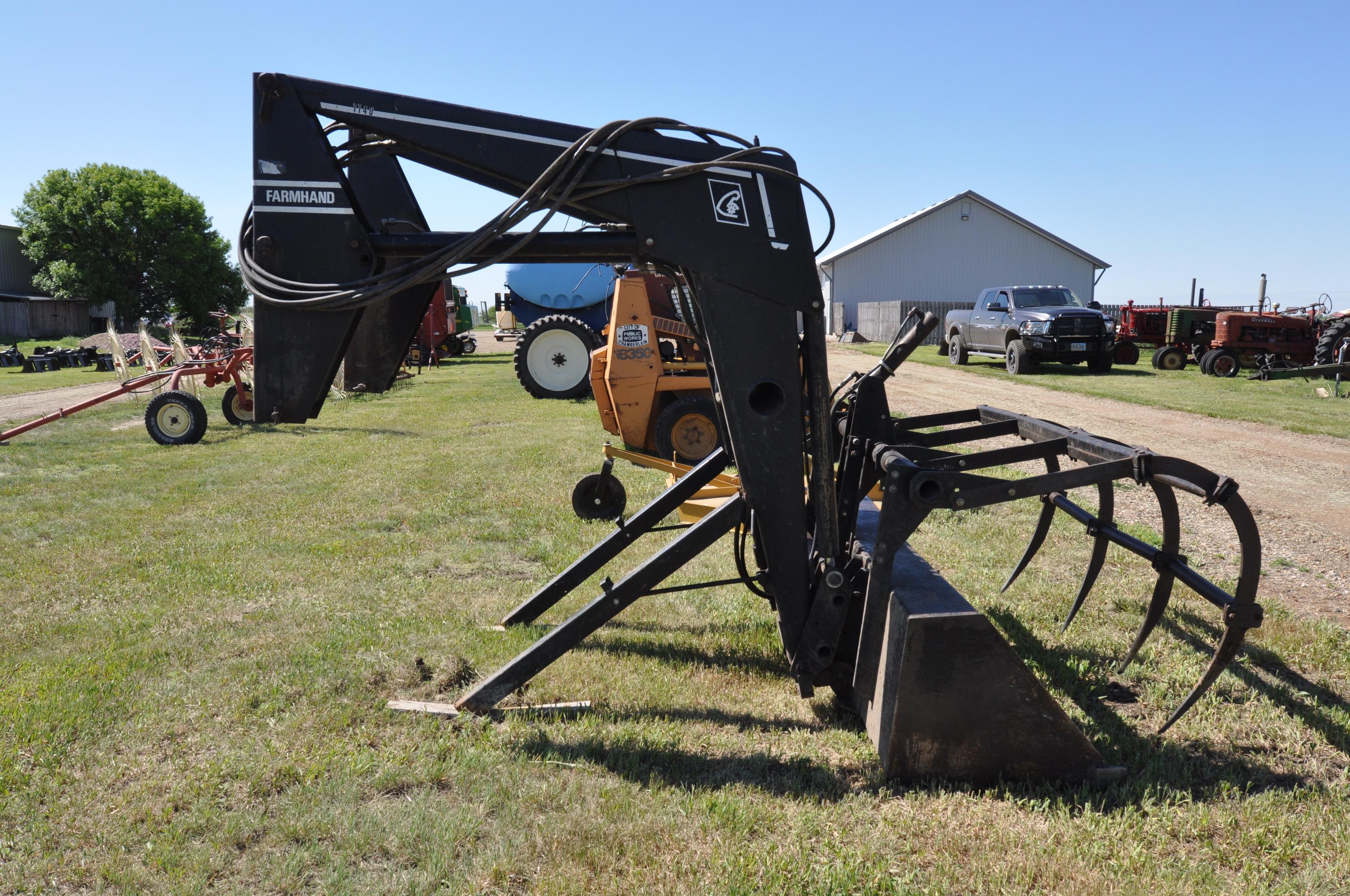 FarmHand 1140 loader bucket & grapple
