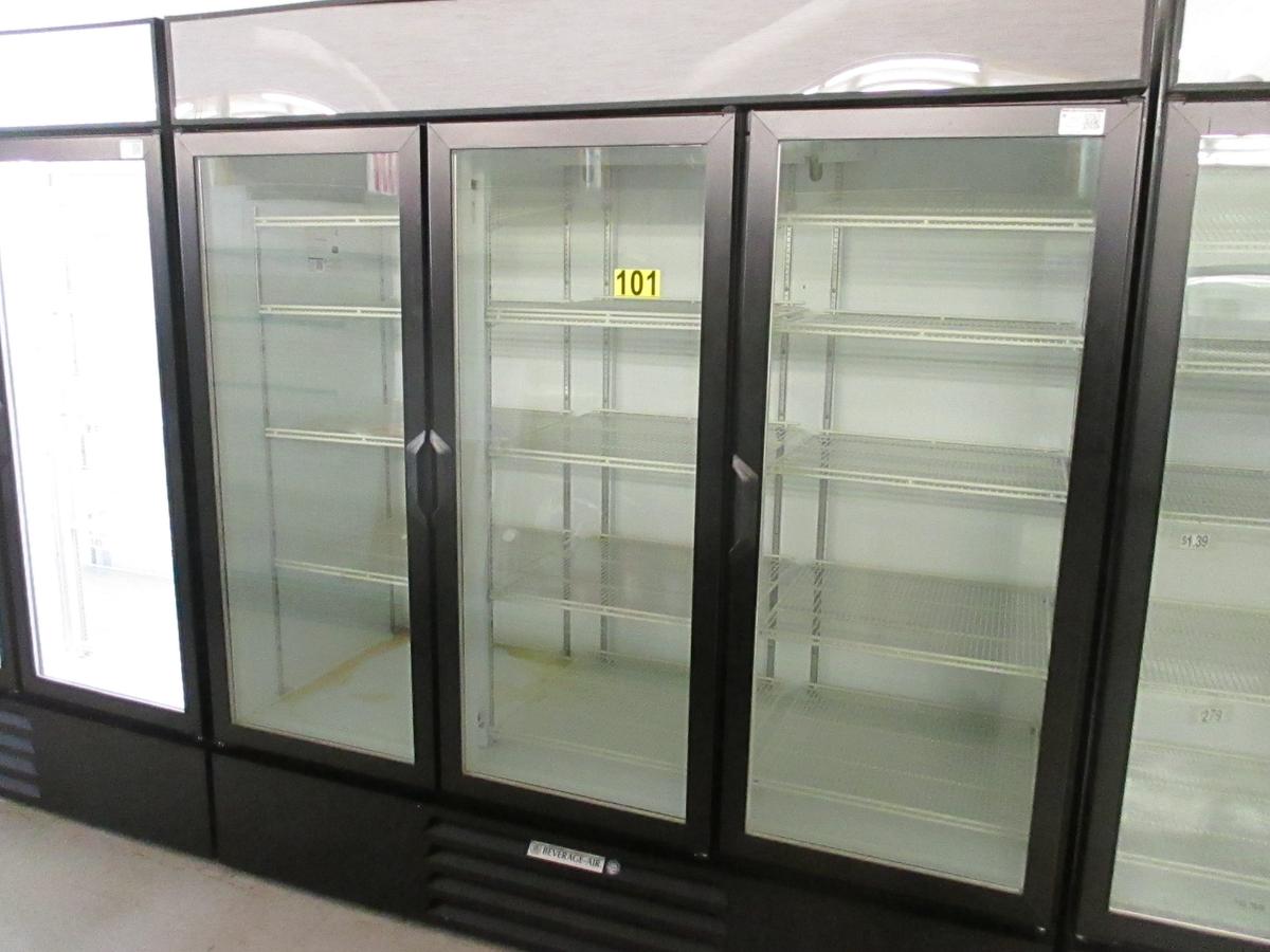 BEVERAGE AIR 3 DOOR COOLER LV72Y-1-B