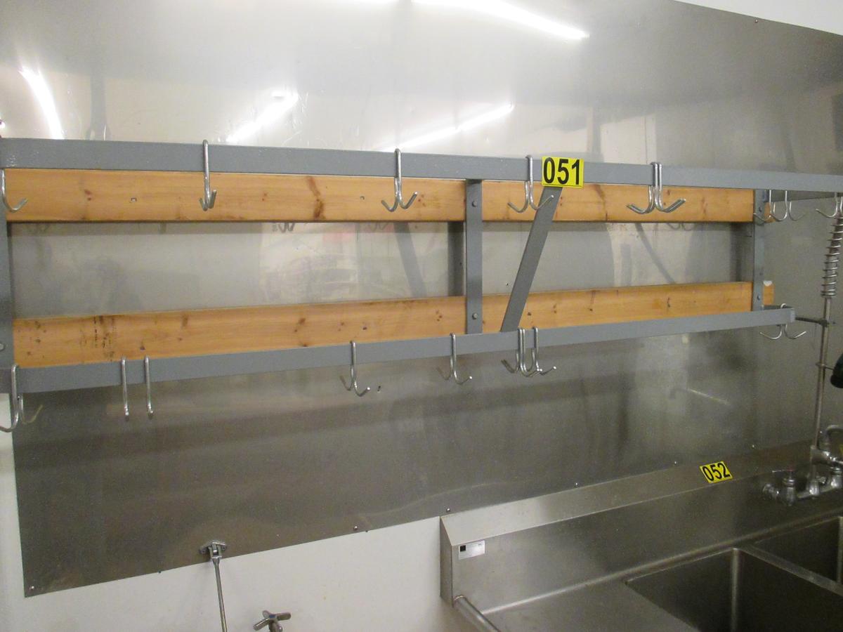 DUKE 725 72 GL 6'x 12" 2 ROW POT RACK