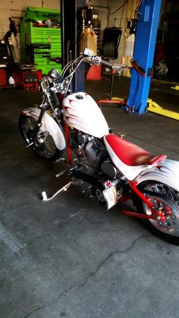 Red and White Chopper