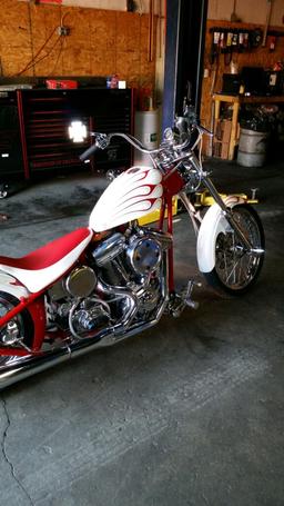 Red and White Chopper