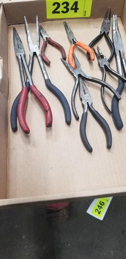 Flat of Needle Nose Pliers