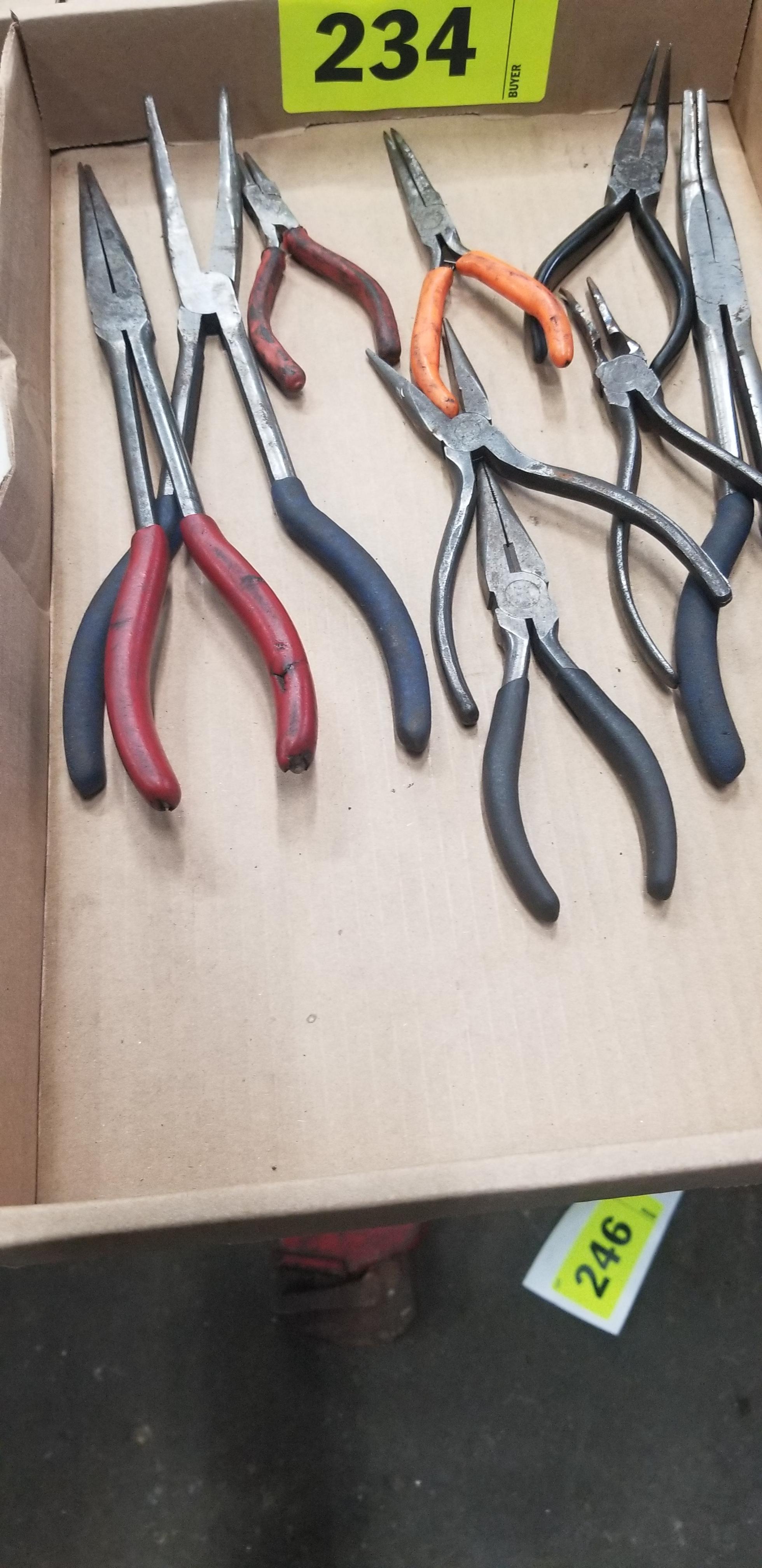 Flat of Needle Nose Pliers