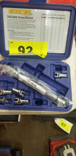 Excel 6 PC Torque Wrench Set