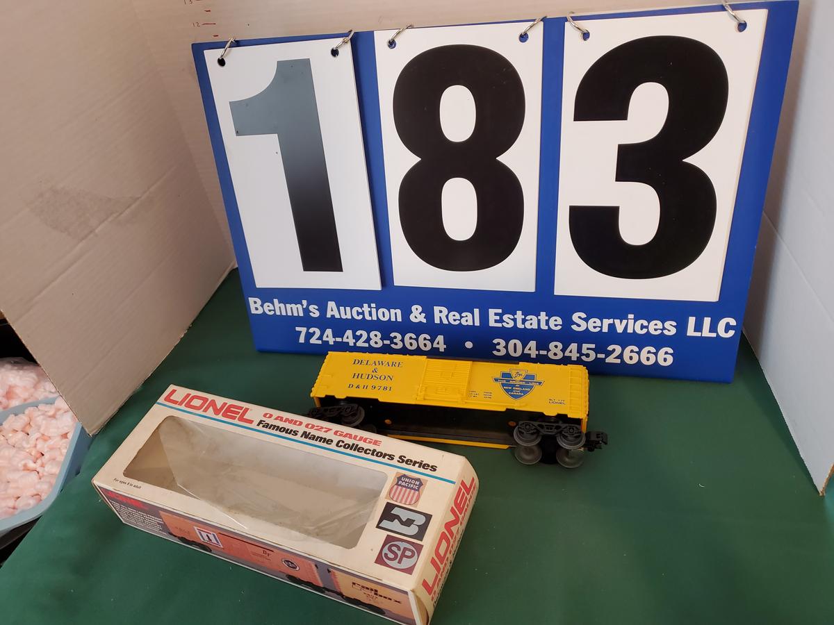LIONEL 6-9781 O GAUGE DELAWARE & HUDSON BOX CAR