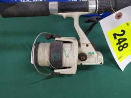 TROPIX OKUMA 65 OPEN FACE REEL W/ TROPIX 8" 2 PC. ROD