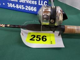 ZEBCO 33 REEL W/ MATCHING 6' MED. ACT. ROD