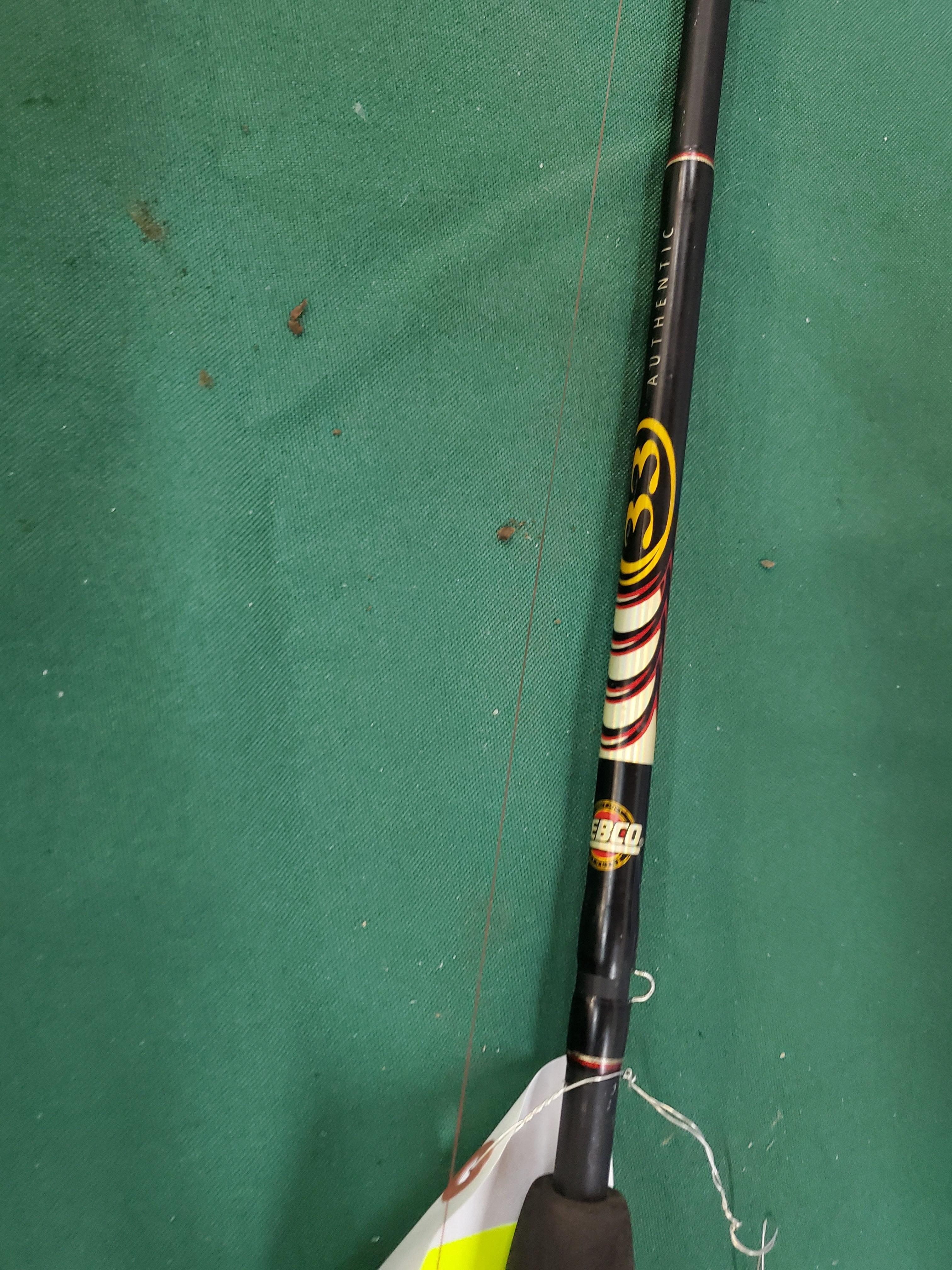 ZEBCO 33 REEL W/ MATCHING 6' MED. ACT. ROD