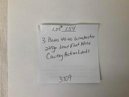 3 boxes of Winchester Cowboy Action Loads, 44-40 Win