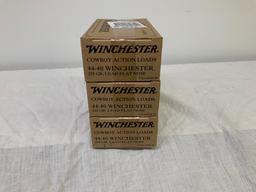 3 boxes of Winchester Cowboy Action Loads, 44-40 Win