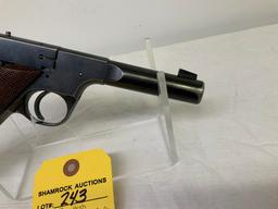 High Standard Mfg, H-D Military, 22 cal LR, sn: 203980,