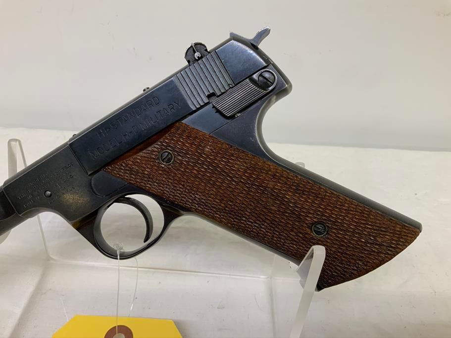 High Standard Mfg, H-D Military, 22 cal LR, sn: 203980,