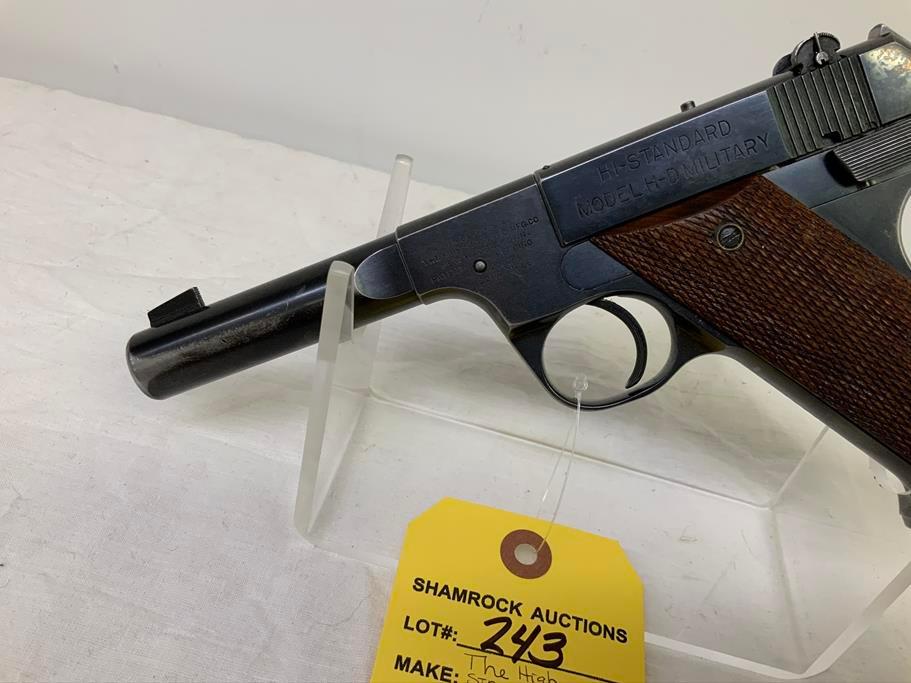 High Standard Mfg, H-D Military, 22 cal LR, sn: 203980,