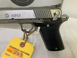 IAI Automag IV 45 win mag pistol, sn A00989, 8.5" barrel,