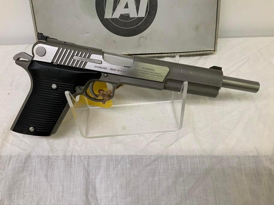 IAI Automag IV 45 win mag pistol, sn A00989, 8.5" barrel,