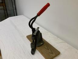Lyman 450 bullet lube-sizer with die and punch